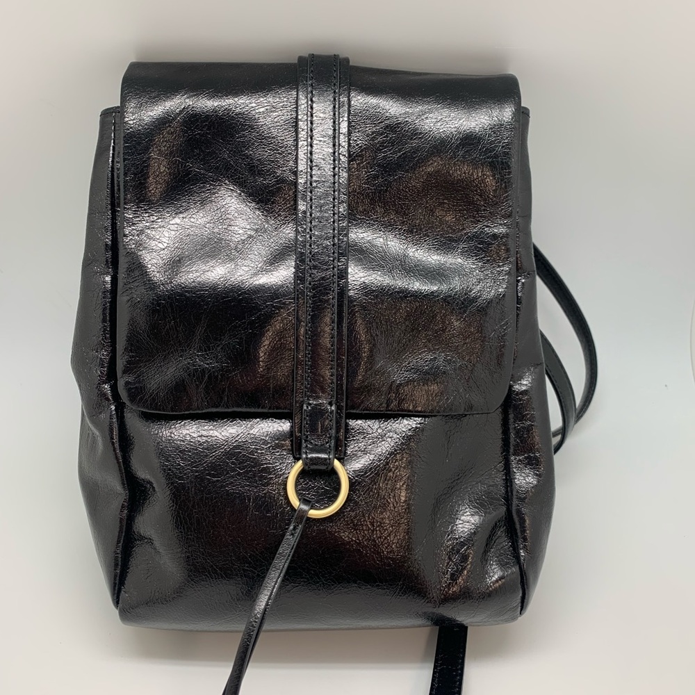 COPY - Hobo Bridge Convertible Backpack Black VintageHide